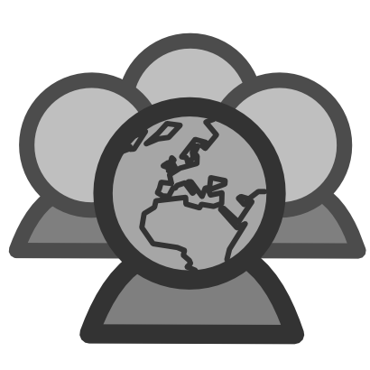 Download free network person europe icon